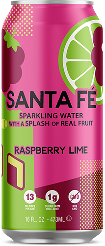 Santa Fe Raspberry Lime Can
